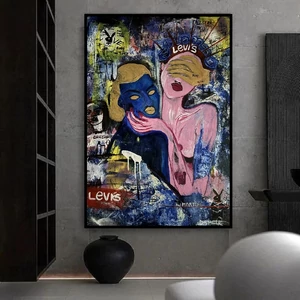 Levi's girls - kortárs pop-art festmény 