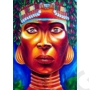Kép 2/4 - Afrikai törzsi kultúra - portré festmény